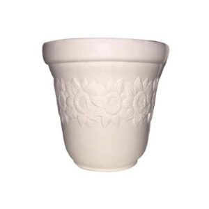 SUNFLOWER POT ((GREEN/YELLOW/ RED/ WHITE)