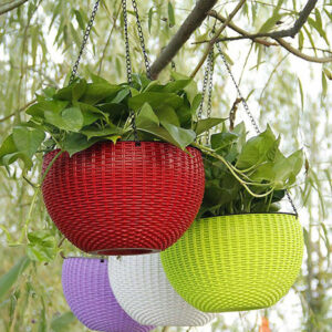 Rattan Hanging Pot
